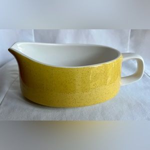 Mikasa Mediterrania Vintage Gravy Boat. Empire Gold